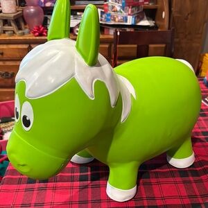 Farm Hoppers toddler toy, green horse
